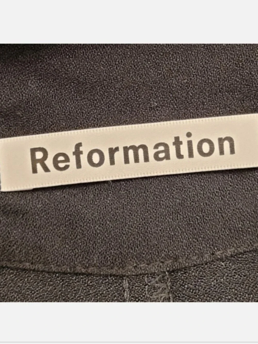 REFORMATION BRITTA WRAP MINI SKIRT